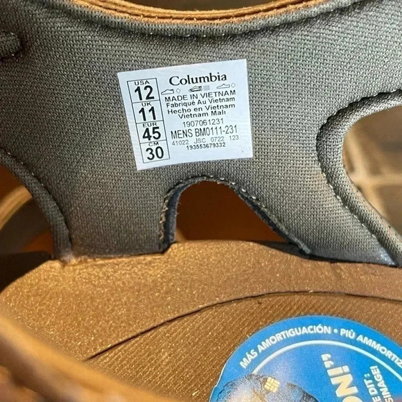 Columbia Men’s 2 Strap Sandals  sz 12 - Picture 5 of 16